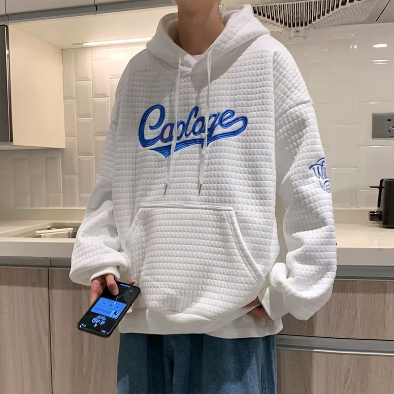 Áo Hoodie Thể Thao In Hình Waffle Thời Trang Hàn Quốc Cho Cặp Đôi unisex hoodie hàn quốc harajuku áo hoodie unisex form rộng