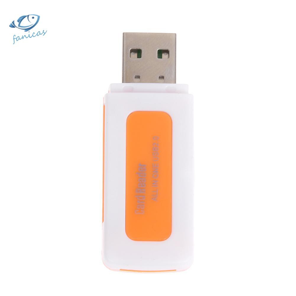 Đầu Đọc Thẻ Nhớ Sd / Mmc Tf Ms M2 4 Cổng Usb 2.0