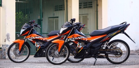 Tem Sonic Rời cam đen in mực cao cấp