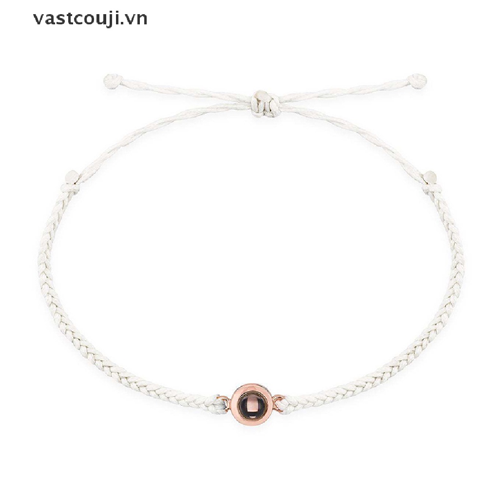 Vòng Đeo Tay Chiếu Hình Tròn Độc Đáo Thời Trang Cho Cặp Đôi