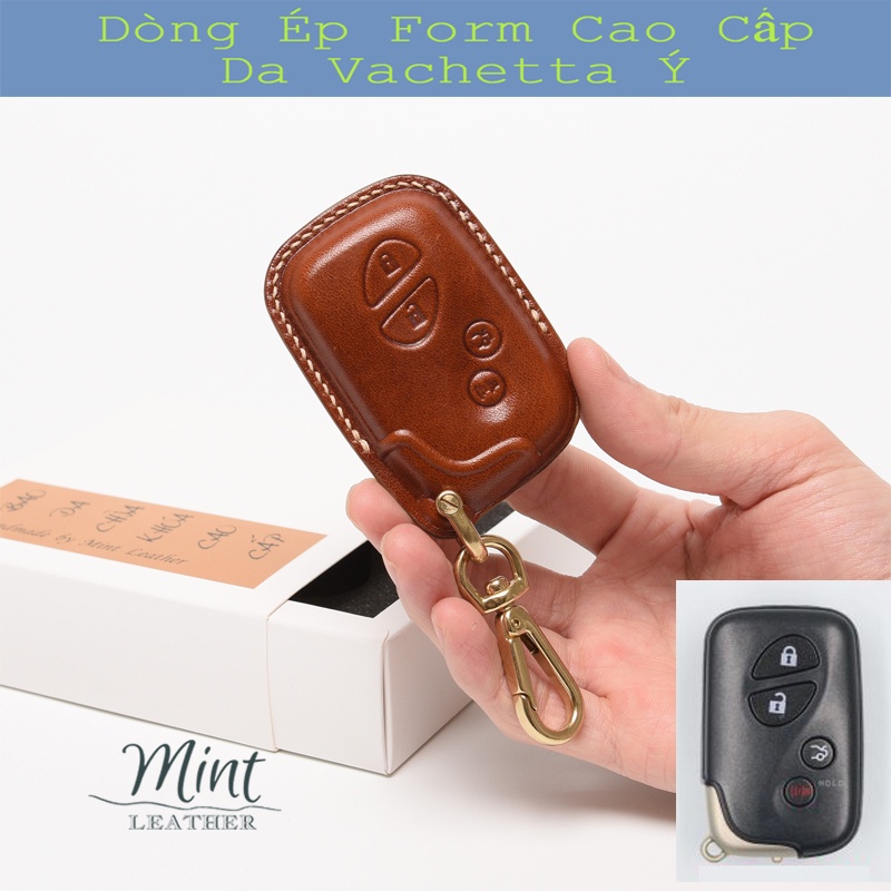 Bọc Chìa Khoá Lexus 💎Da Thật 100%💎 Bao Da Chìa Khoá Lexus Ốp Chìa Khoá Lexus 350 460 570