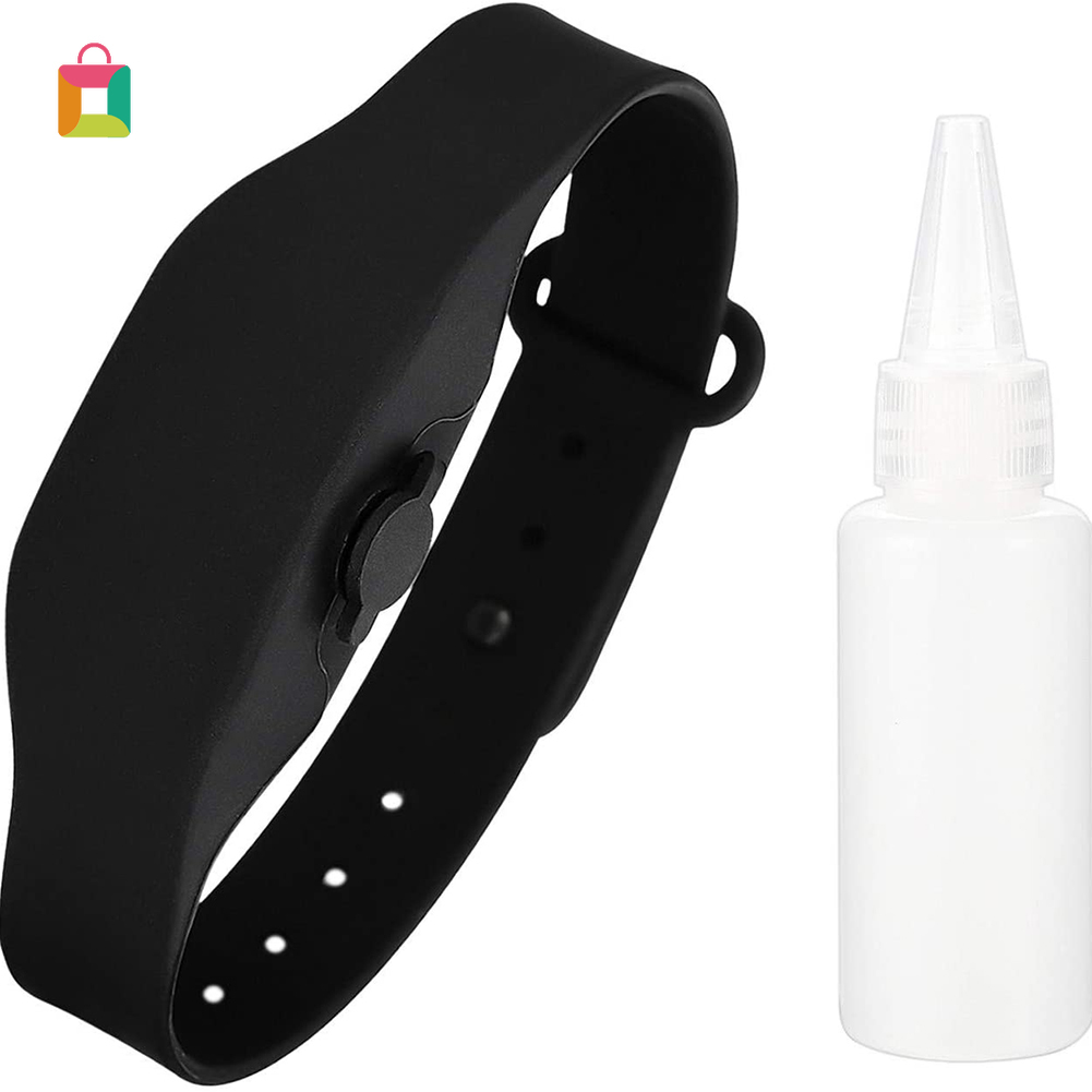 Vòng Đeo Tay Dùng Đựng Dung Dịch Rửa Tay Bằng Silicon Tiện Dụng Cho Trẻ Em Và Người Lớn