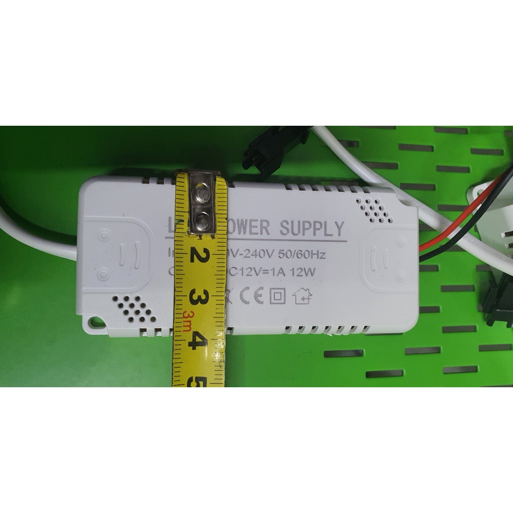 Nguồn 220VAC/12VDC 12W - 1A nhỏ gọn chuyên dụng cho LED trang trí