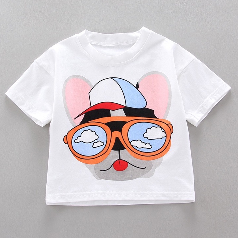 Bộ Quần Áo Bé Trai (6 tháng - 5 tuổi) KEYER KIDS, Áo Thun Cotton Trẻ Em Quần Short Ngắn Có Túi Hình in Chú Cún SZ95