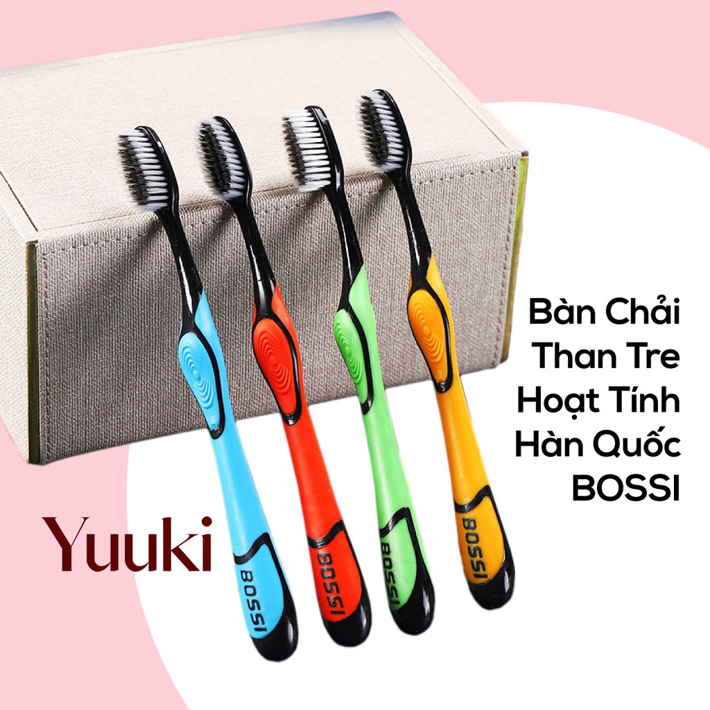 Bàn Chải Đánh Răng Than Tre Hoạt Tính Hàn Quốc BOSSI 921 #170