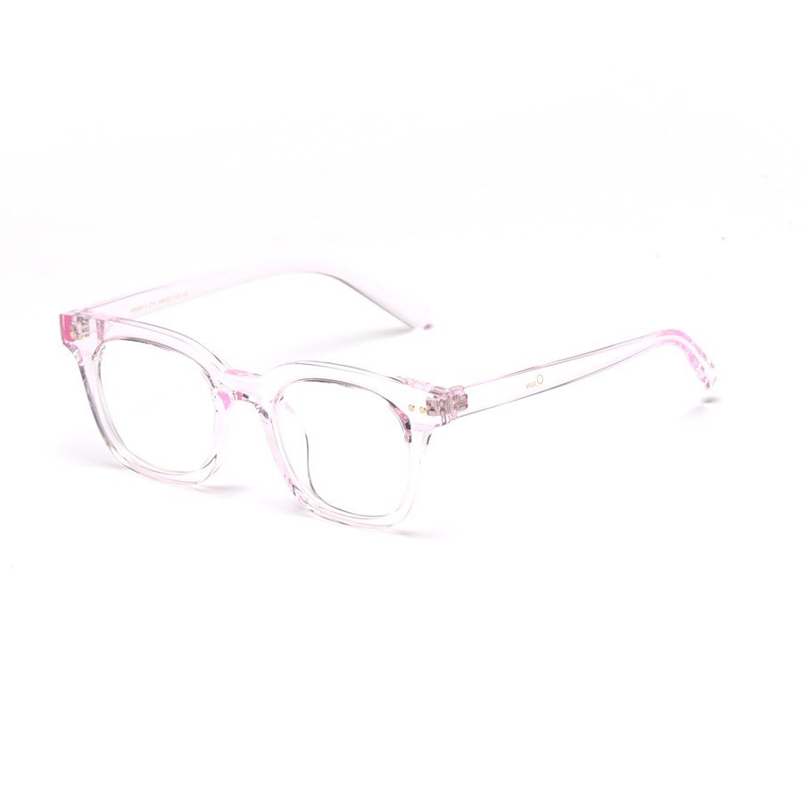 Mắt kính thời trang gọng cận Hagu form vuông đính 2 chấm phong cách Ulzzang