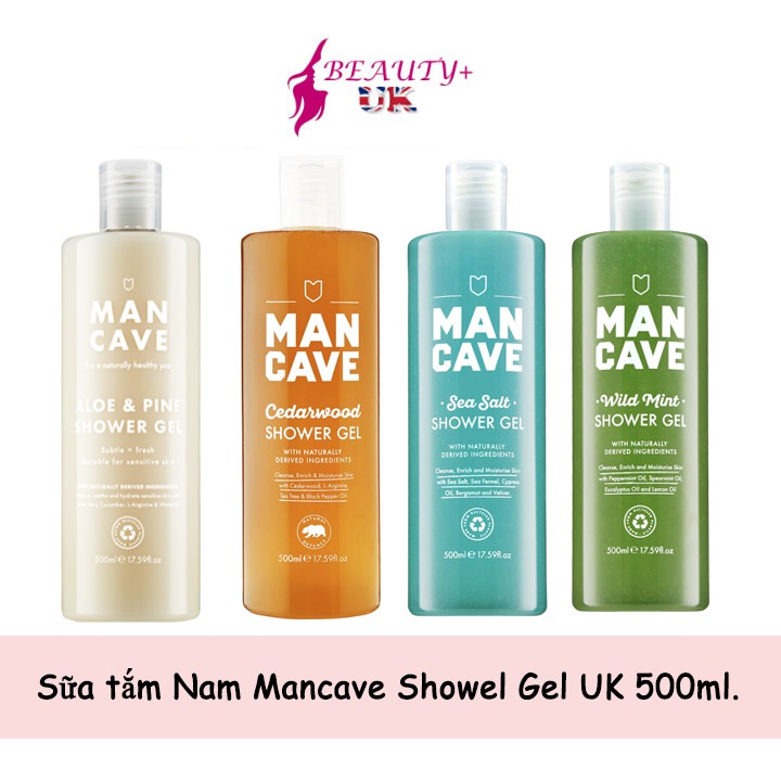 Sữa tắm Nam Mancave Showel Gel UK 500ml