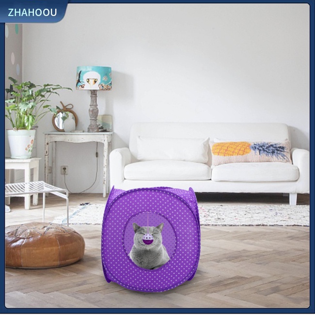 ☃Nhà☃ Lều Ngủ Chống Muỗi Gấp Gọn Được Cho Thú Cưng / Thỏ / Chuột Hamster
