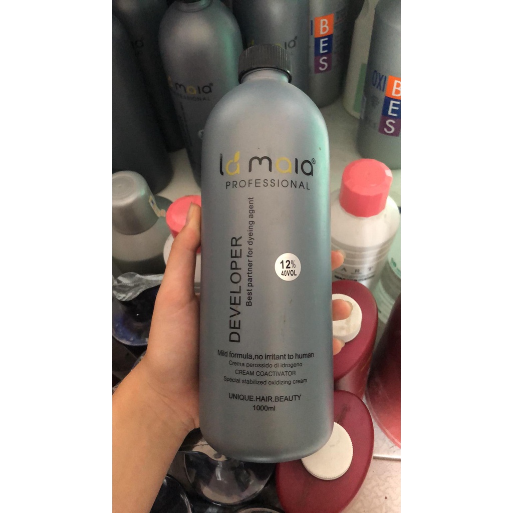 Oxy Trợ Nhuộm Tóc Lamaia 10 20 30 40 Vol Developer Mềm mượt Tóc Mùi Thơm Bạc Hà Giảm Xót Da Đầu Bestmypham