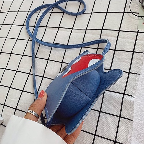 Túi đeo chéo LAKUDO hình NGÔI SAO da PU dễ thương ngộ nghĩnh thời trang cho bé gái TX09