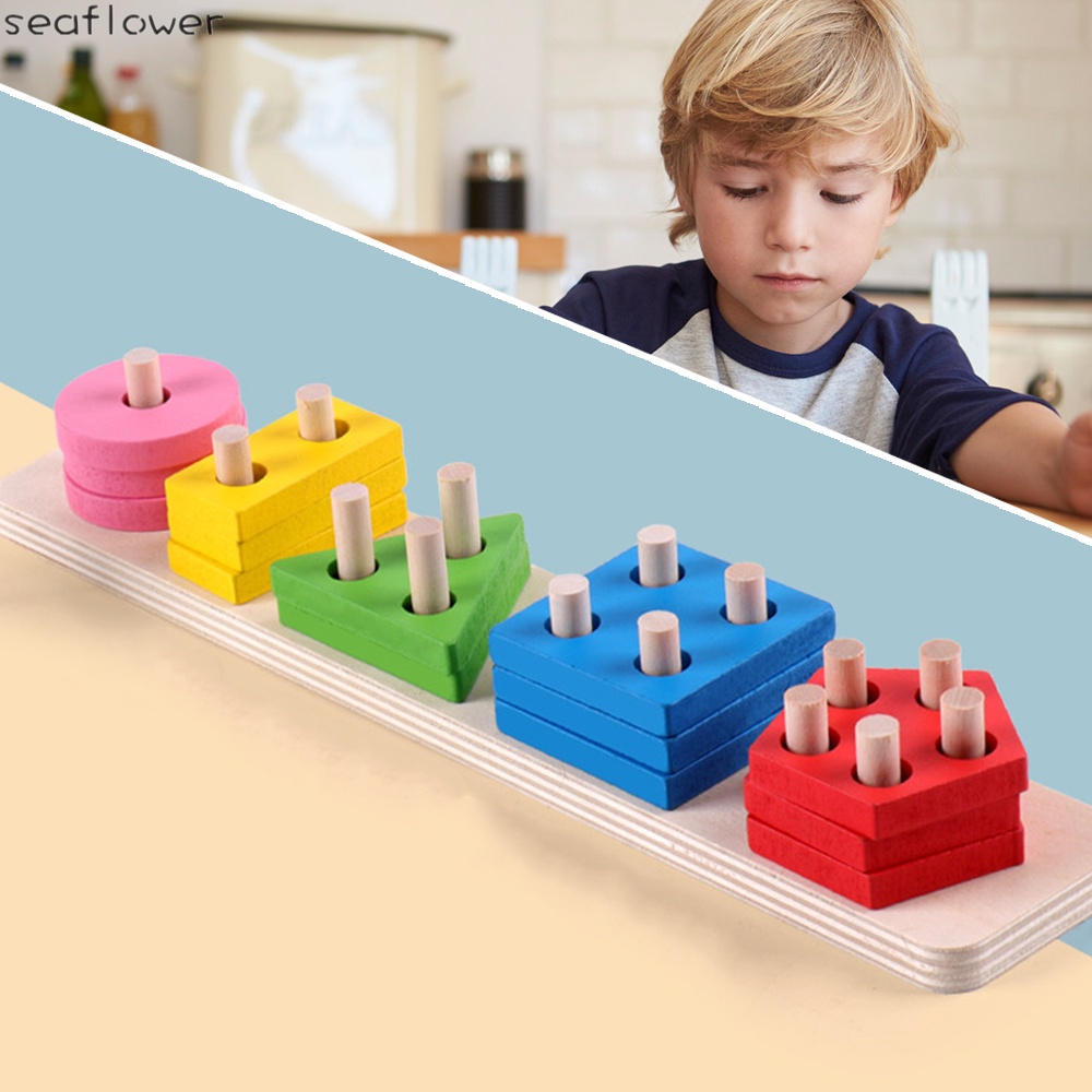 Đồ Chơi Lắp Ráp Hình Học Cải Thiện Nhận Thức Phù Hợp Với Tuổi 3 + Trẻ Em