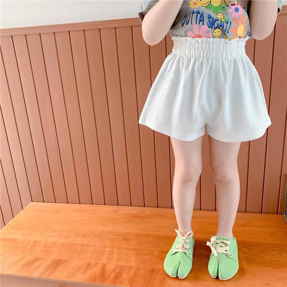 Quần Short Cotton Nguyên Chất Phong Cách Hàn Quốc Mẫu Mới Thời Trang Mùa Hè 2021 Cho Bé Gái