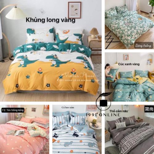 🍃 Bộ sưu tập Chăn Ga Gối FLY2 - 7 [CÓ CHĂN LÓT BÔNG THÔNG MINH] Dùng cho cả 4 mùa - Lồng thêm được ruột chăn 🍃