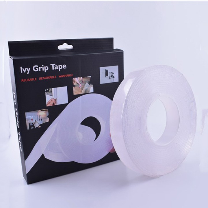 Băng keo 2 mặt trong suốt Ivy Grip Tape siêu chắc siêu dính