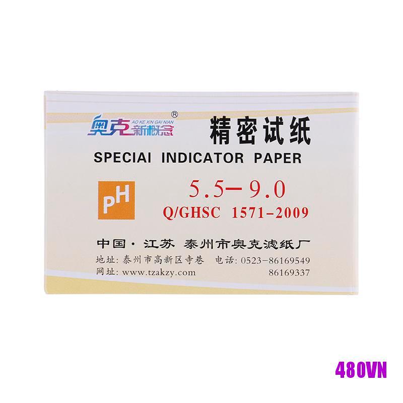 Máy Đo Độ PH 80Strips 5.5-9.0 Kiềm Dầu