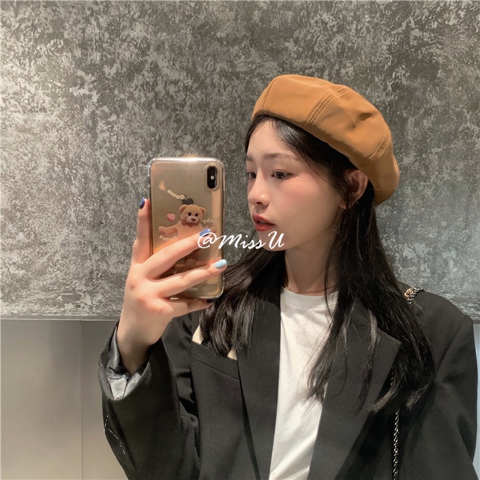 Mũ Beret phong cách Retro nhật bản thời trang thu đông dành cho nữ