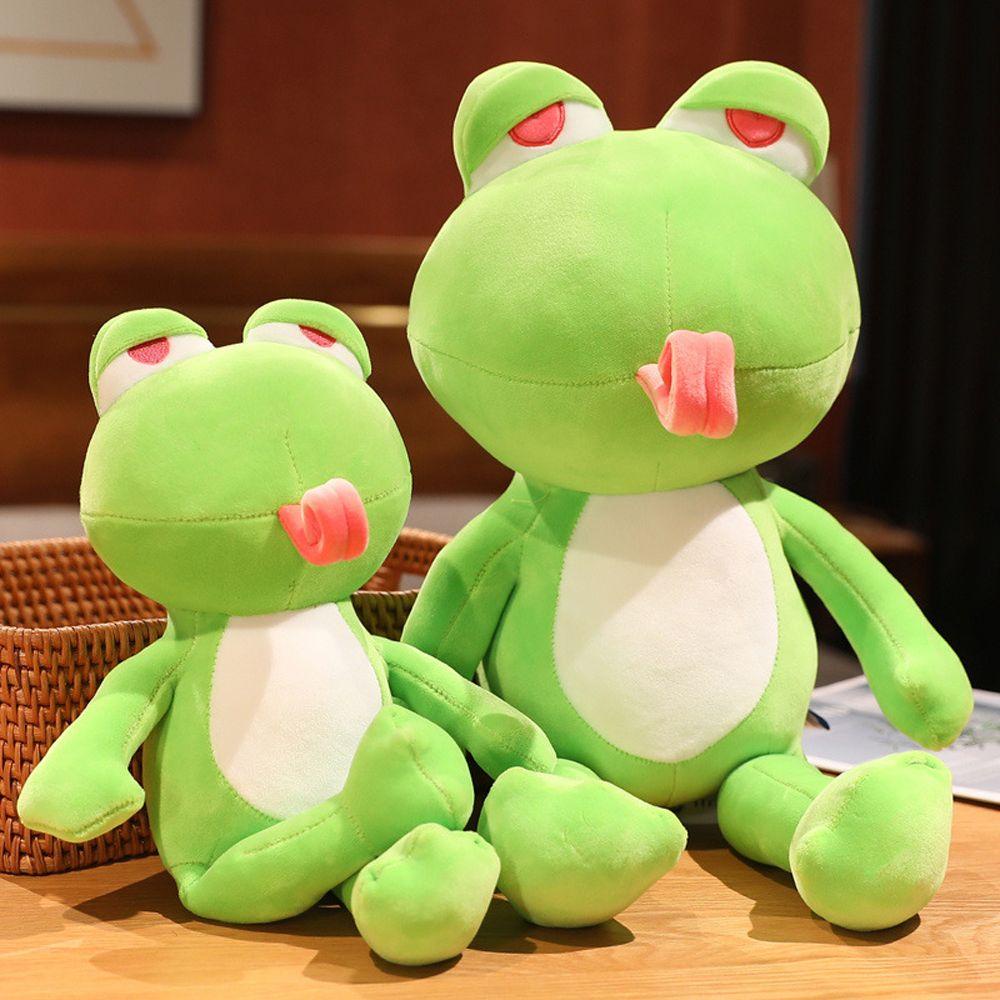 ANEMONE Chú Ếch Nhồi Bông Mềm Mại Đáng Yêu Cho Bé