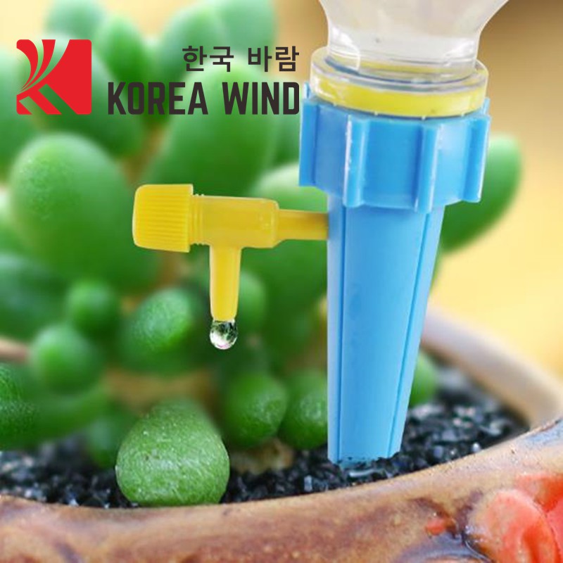 Vòi tưới cây nhỏ giọt tự động gắn chai nhựa tiện dụng