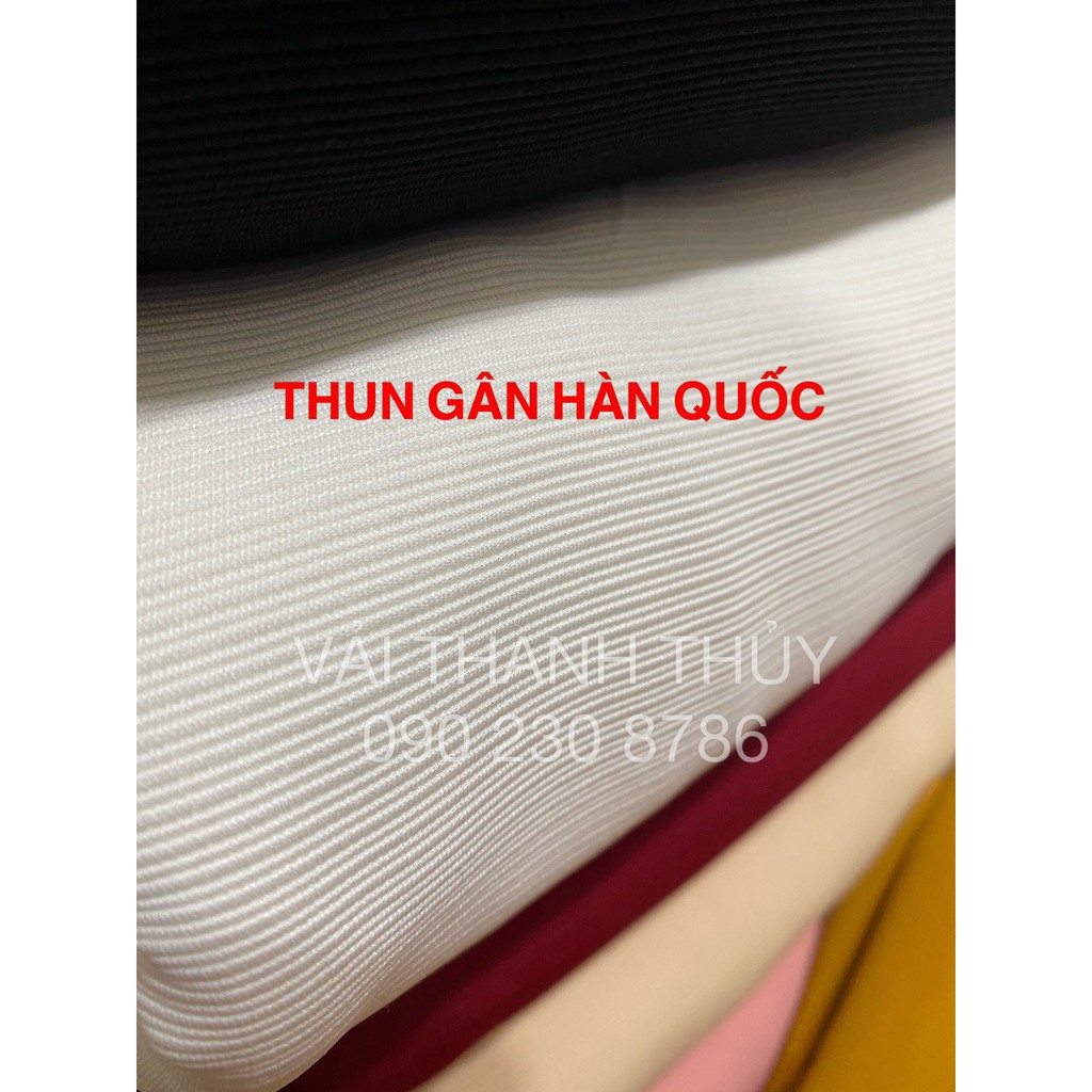 THUN GÂN HÀN - MAY ĐẦM, CHÂN VÁY