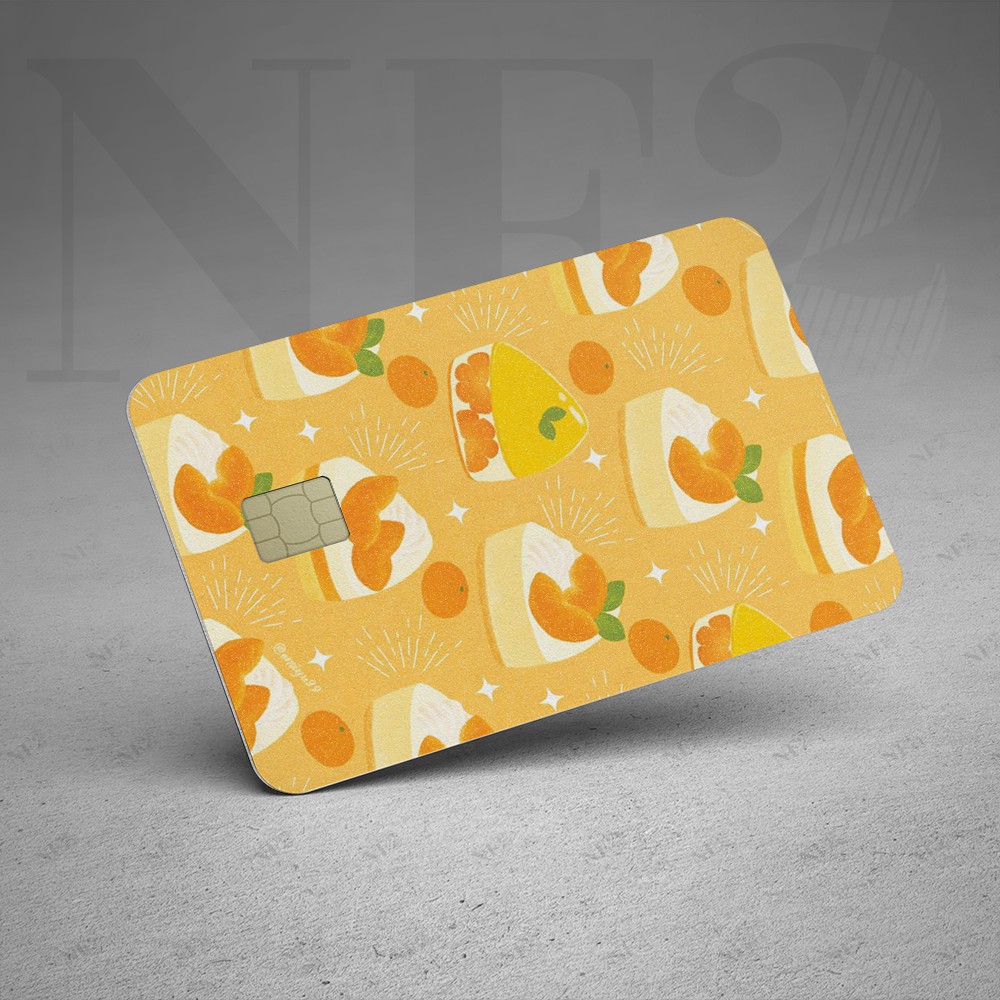 FOOD CARD - Decal Sticker Thẻ ATM (Thẻ Chung Cư, Thẻ Xe, Credit, Debit Cards) Miếng Dán Trang Trí NF2 Cards