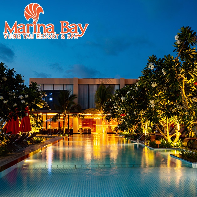 Vũng Tàu [E-Voucher] Marina Bay Resort 5* - Gói 2N1Đ + Xe Limousine - 2 Khách