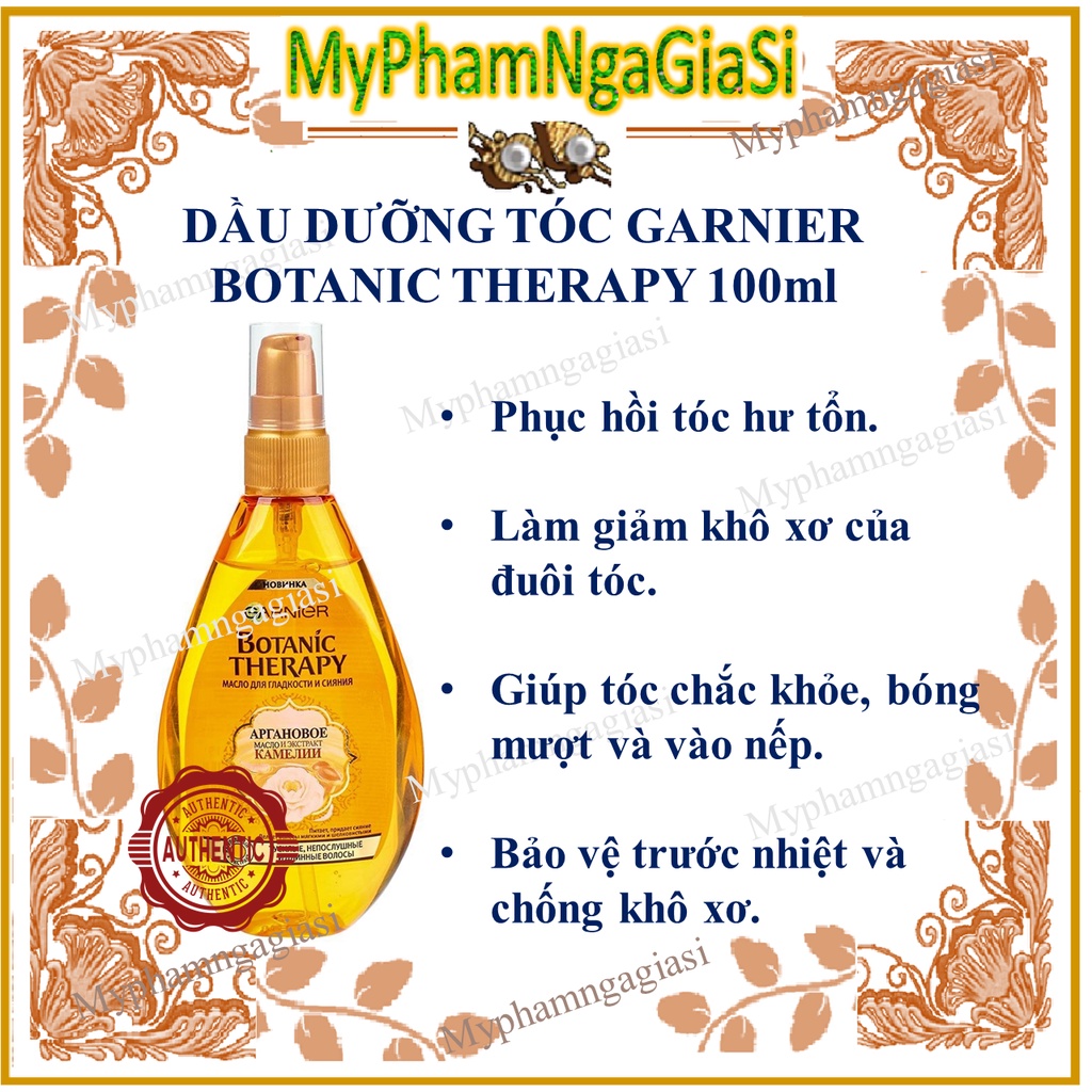 Tinh dầu dưỡng tóc garnier Fructs siêu mềm mượt chắc khỏe tóc