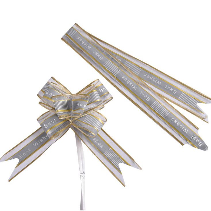 Cuộn Dây Ruy Băng Lụa Kéo Dùng Trang Trí Tiệc Cưới/Sinh Nhật