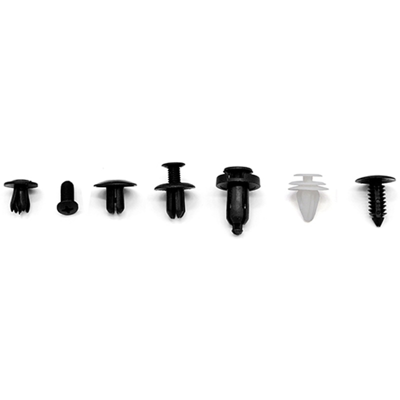 FENDER Set 100 đinh tán nhựa kèm dụng cụ tháo gỡ cho xe hơi Honda Ford Chrysler Toyota