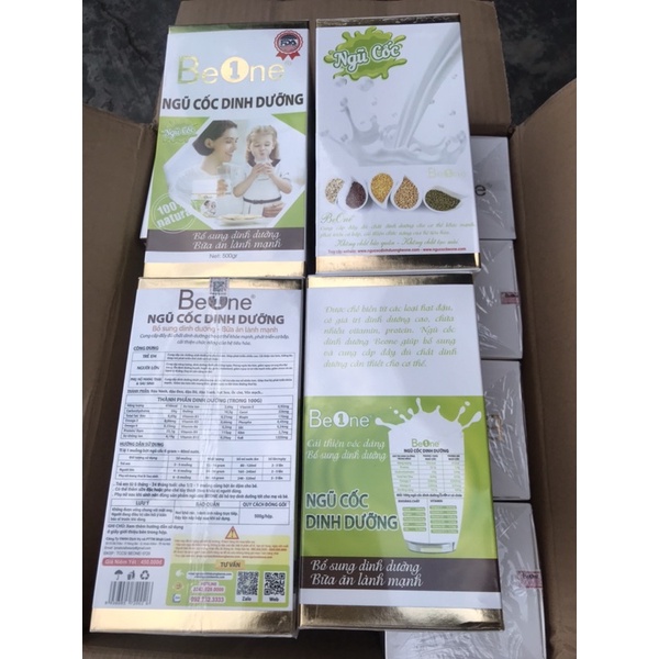 1 hộp ngũ cốc dinh dưỡng vị truyền thống 500g tặng thêm 5 gói vị chuối  trị giá 175k
