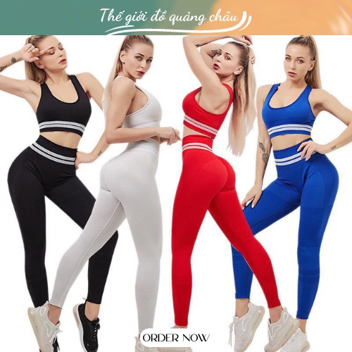 Bộ Tập Gym YOGA Co Giãn 4 Chiều Hàng Quảng Châu Cao Cấp Loại 1 HOT 2021 (BT4)