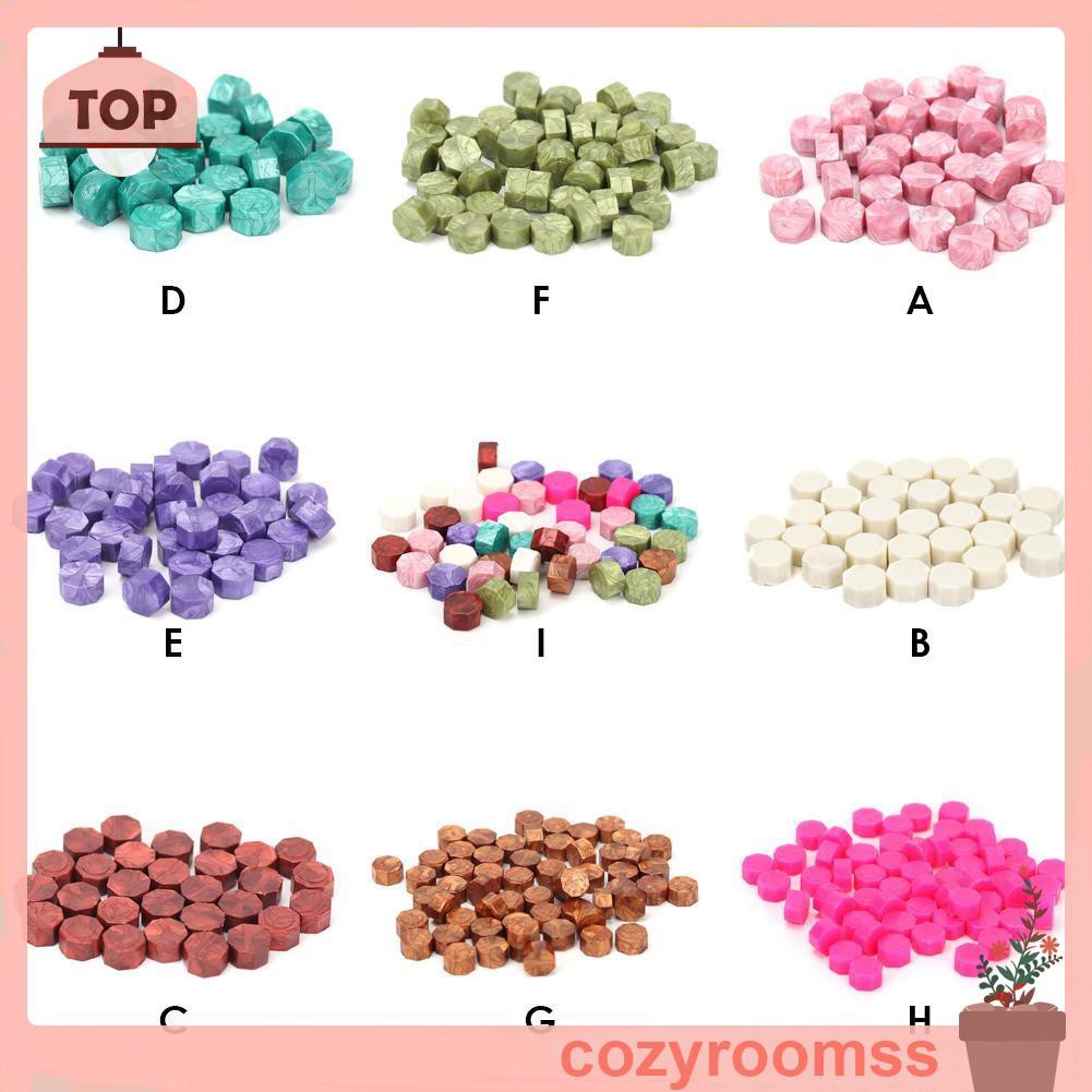 Bộ 100 Con Dấu Sáp Hình Bát Giác Cổ Điển