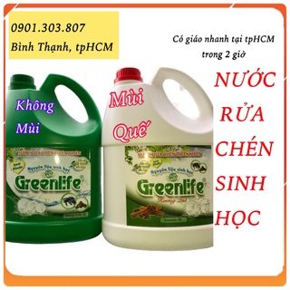 Nước rửa chén Sinh Học greenlife, can 4 lít