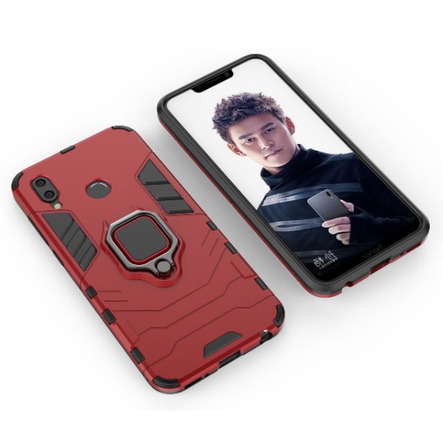 Ốp lưng Huawei Honor Play chống sốc Iron Man Iring cao cấp giá đỡ xem phim