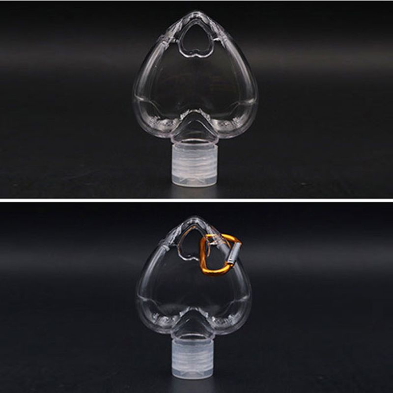 Chai Rỗng Đựng Nước Rửa Tay Dạng Bóp Mini Có Móc Khóa