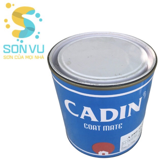 Cadin - Sơn 2k trong suốt, bóng cho bàn ghế đá, bê tông - Bộ 1kg
