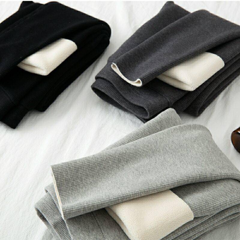 Quần Legging Lông Cừu Mỏng Sờn Lót Cực Dày Mùa Thu Đông Cho Nữ