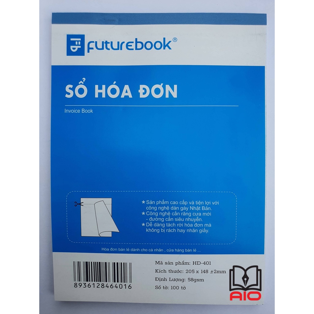 Sổ hoá đơn bán lẻ 2 liên, 3 liên, 1 liên - Cuốn hoá đơn bán hàng khổ A5