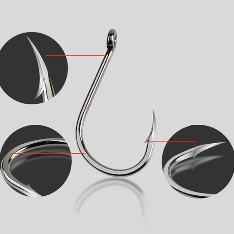 Bộ 100 Lưỡi Câu Cá Sắc Bén Nhiều Kích Cỡ