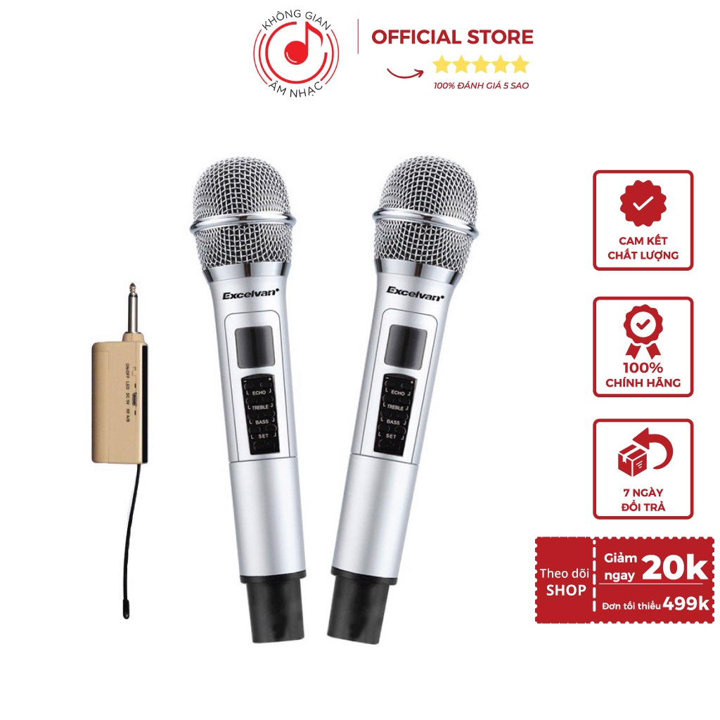 Micro Karaoke Không Dây Excelvan Z1 Pro - Chính Hãng Excelvan