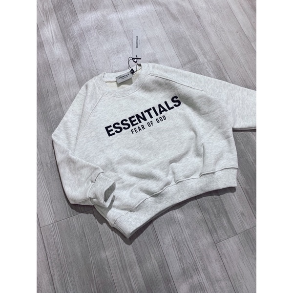 Áo nỉ in nổi Essentials Feal Of God cho bé , áo nỉ dáng rộng cao cấp unisex , Samyy_vn