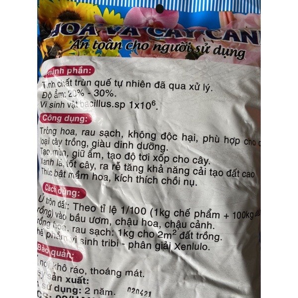 Phân trùn Quế chuyên dùng cho hoa & cây kiểng