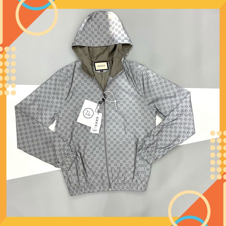 Áo khoác dù nam nữ GC phản quang họa tiết full áo  ,áo gió Unisex FORM ôm, thể thao chống nhăn siêu nhẹ, gọn gàng MSP