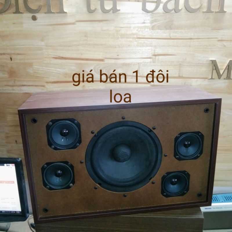 Đôi loa hát karaoke, nghe nhạc bass 20cm, treble giấy