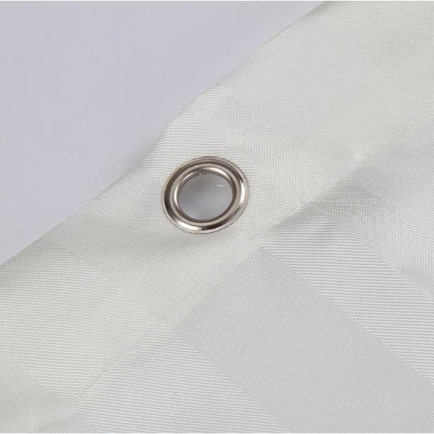 1.8m x 1.8m dài Rèm cửa phòng tắm chống nước vải dày poly sọc vàng lợt