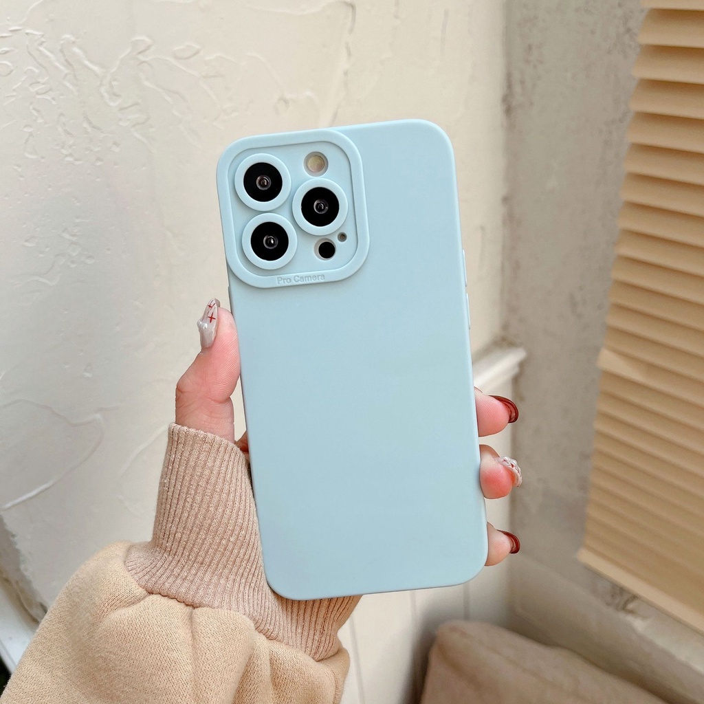 Ốp dẻo màu  iPhone 14/14pro/plus/promax bảo vệ camera 100%