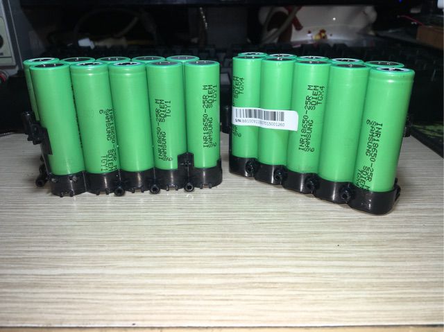 combo 10 viên Pin Samsung 18650 - 2600 mah  tháo máy đã tét dung lượng