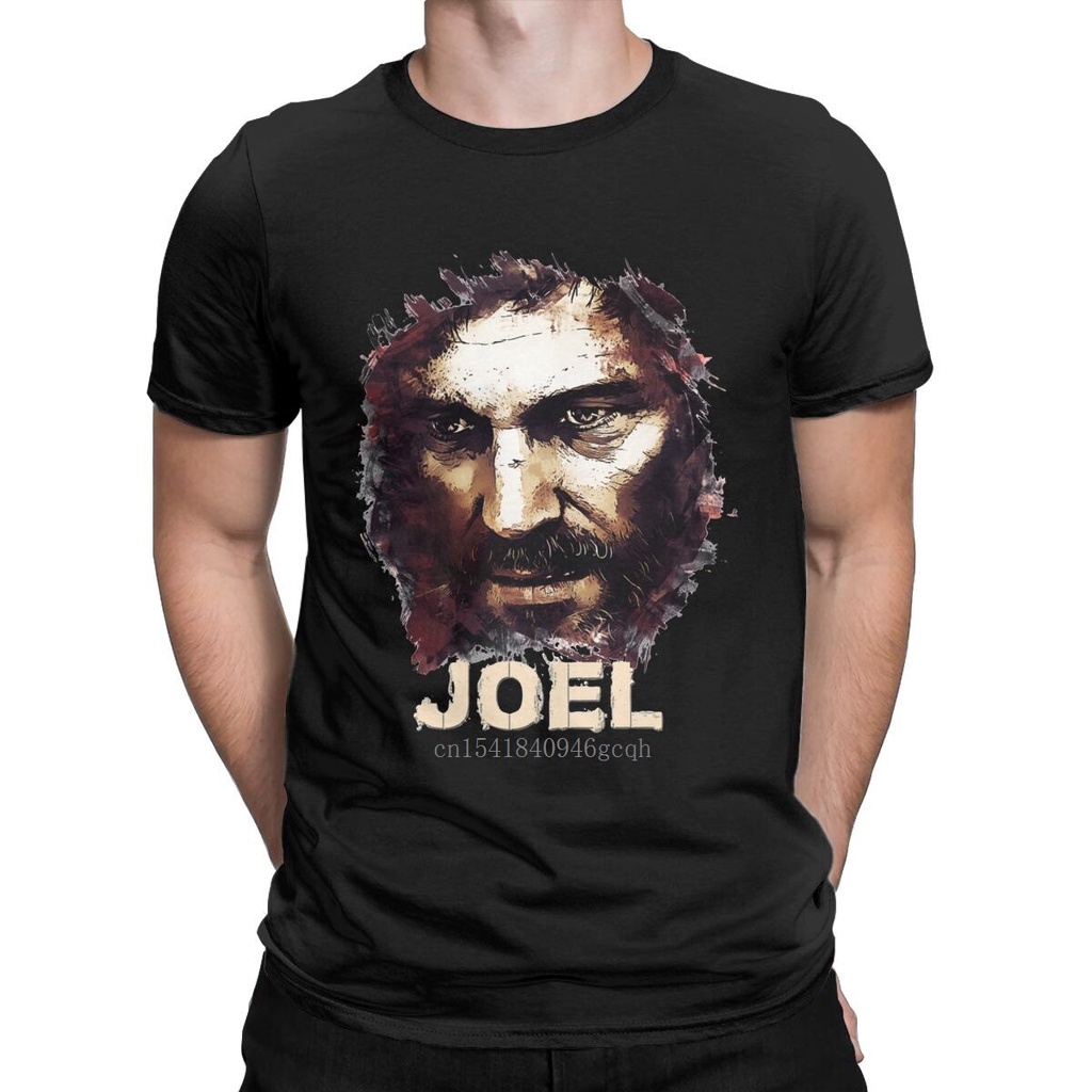 Crazy Joel De Laatste Van Ons Fan Art Teking Portret Áo Thun Size Lớn 100% Katoen