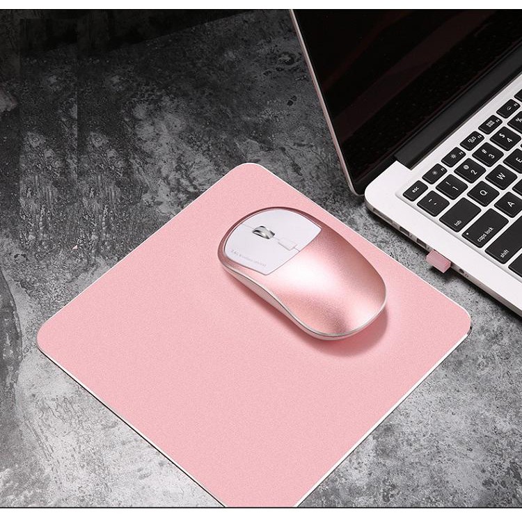 Chuột Bluetooth❤️FREESHIP❤️Chuột không dây cao cấp - Chuột không dây hợp kim kèm miếng lót kim loại K1