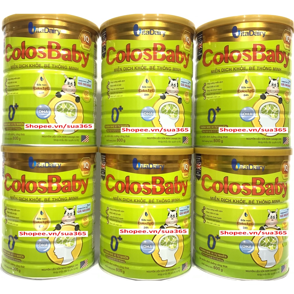 Sữa Colosbaby IQ Gold 0+_800g [Date mới nhất]