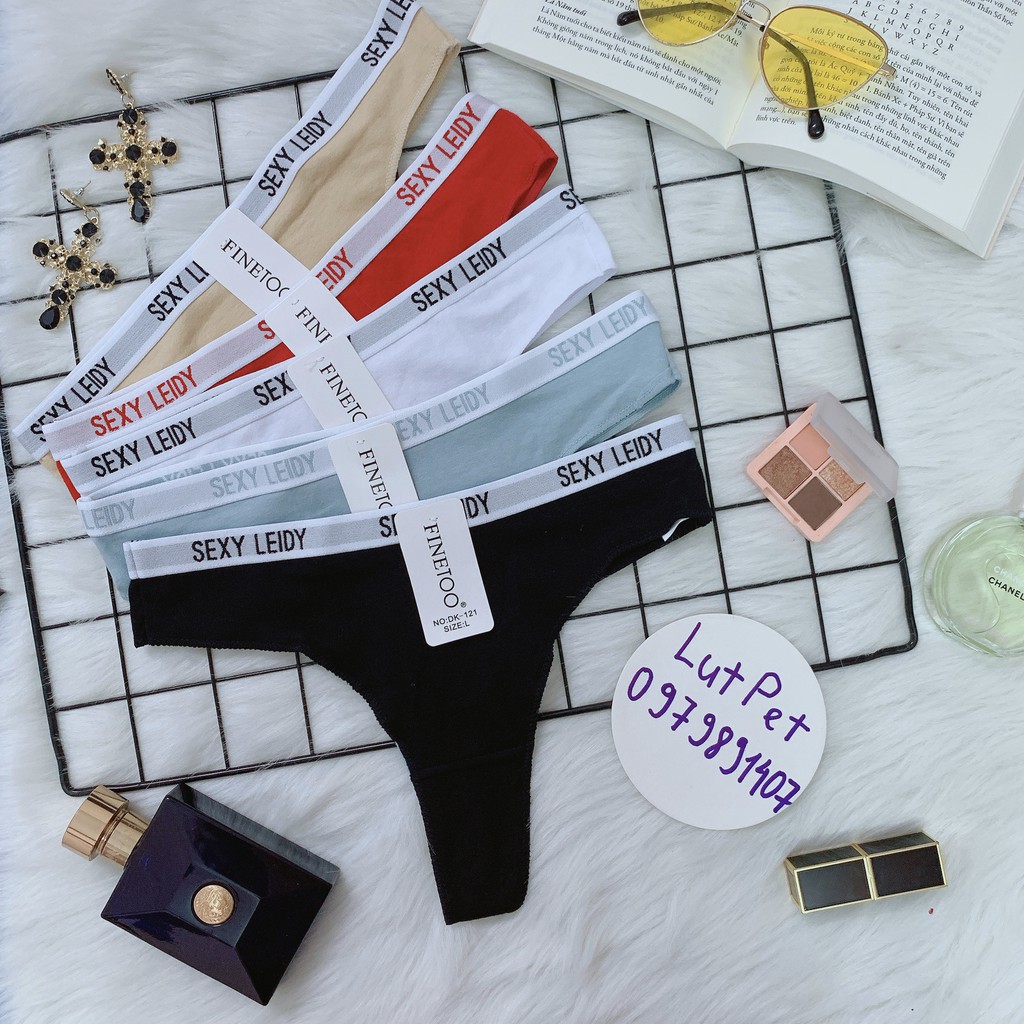 TỰ THIẾT KẾ - RẺ - Quần lót nữ lọt khe kháng khuẩn thể thao co giãn thoáng mát gợi cảm Sexy Leidy | BigBuy360 - bigbuy360.vn